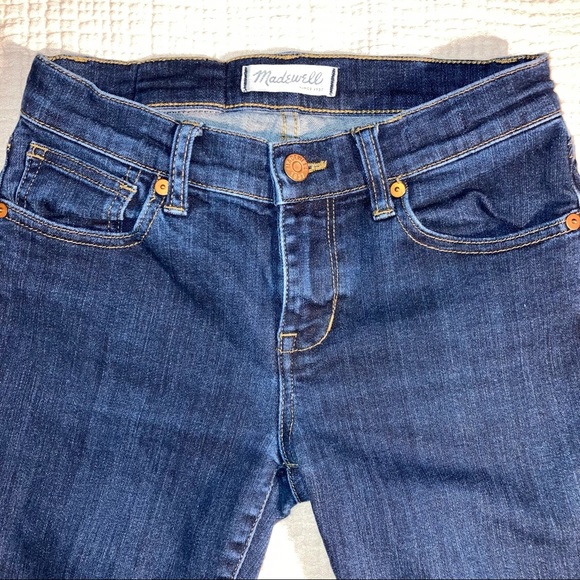 Madewell skinny skinny dark wash jeans, size 25 - Picture 2 of 5
